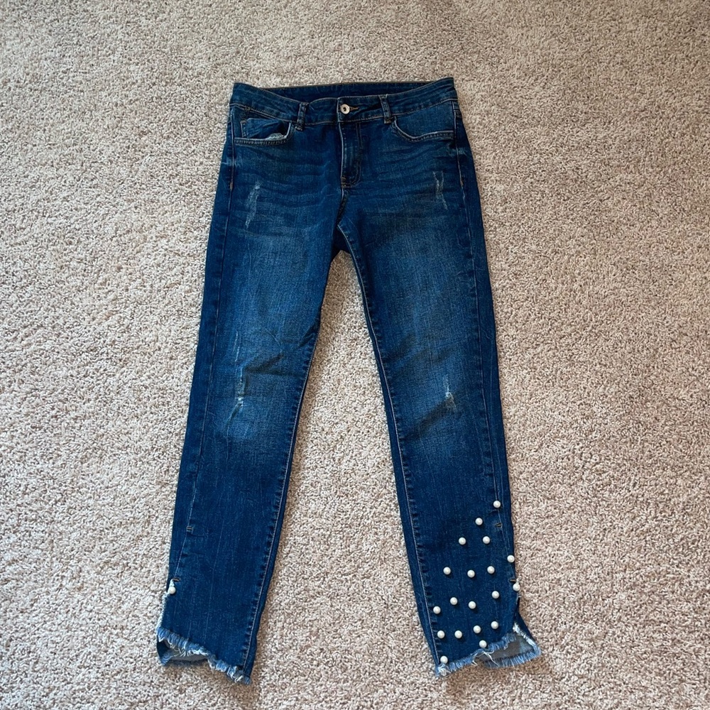 Zara Pearl Skinny Jeans